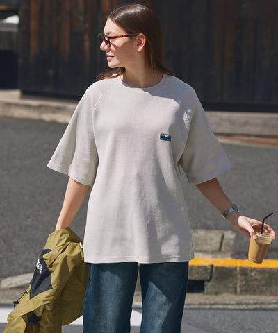 THE CRAFT CREW PRODUCTS / 機能抗菌 UV防護  重磅 華夫格 短袖T恤