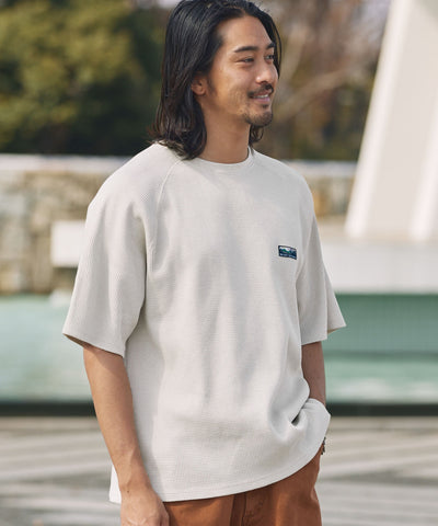 THE CRAFT CREW PRODUCTS / 機能抗菌 UV防護  重磅 華夫格 短袖T恤