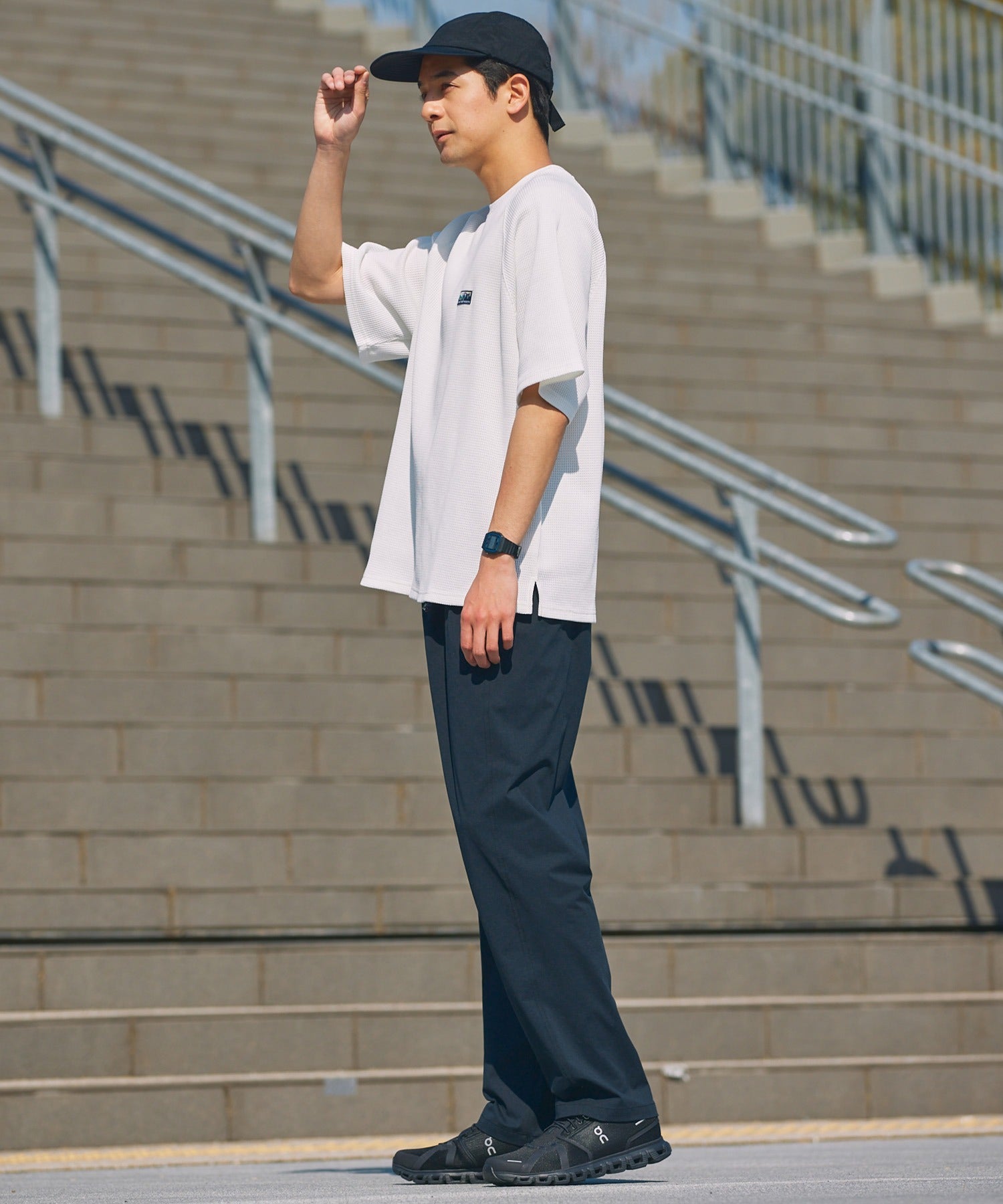 THE CRAFT CREW PRODUCTS / 機能抗菌 UV防護  重磅 華夫格 短袖T恤