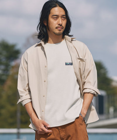 THE CRAFT CREW PRODUCTS / 機能抗菌 UV防護  重磅 華夫格 短袖T恤