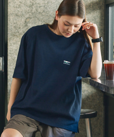 THE CRAFT CREW PRODUCTS / 機能抗菌 UV防護  重磅 華夫格 短袖T恤