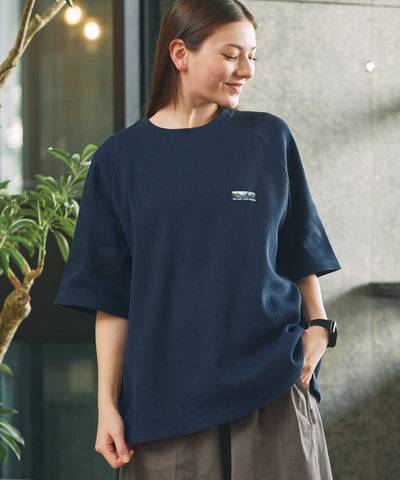 THE CRAFT CREW PRODUCTS / 機能抗菌 UV防護  重磅 華夫格 短袖T恤