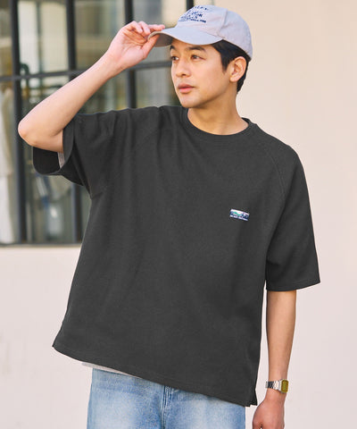 THE CRAFT CREW PRODUCTS / 機能抗菌 UV防護  重磅 華夫格 短袖T恤