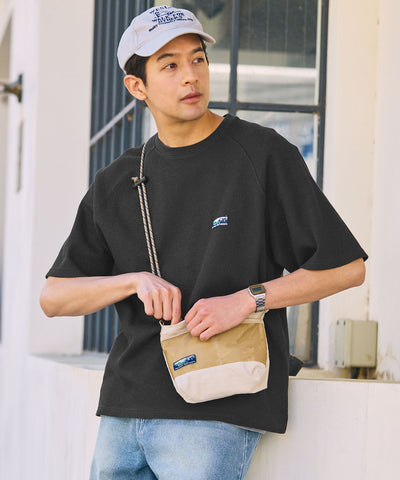 THE CRAFT CREW PRODUCTS / 機能抗菌 UV防護  重磅 華夫格 短袖T恤