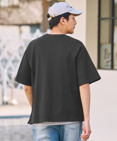 THE CRAFT CREW PRODUCTS / 機能抗菌 UV防護  重磅 華夫格 短袖T恤
