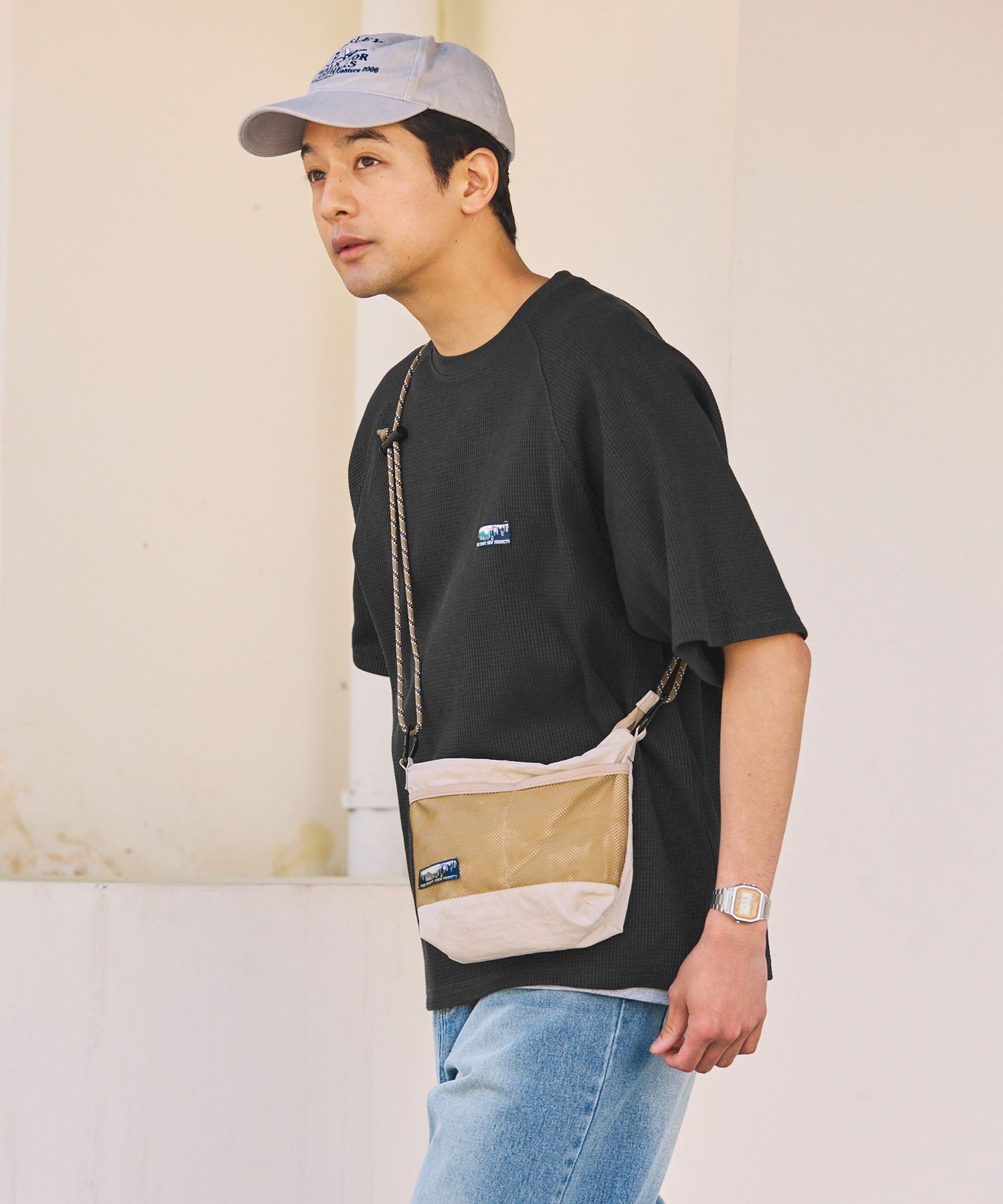 THE CRAFT CREW PRODUCTS / 機能抗菌 UV防護  重磅 華夫格 短袖T恤