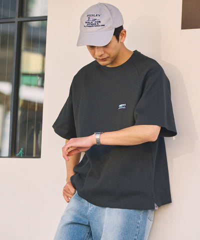 THE CRAFT CREW PRODUCTS / 機能抗菌 UV防護  重磅 華夫格 短袖T恤