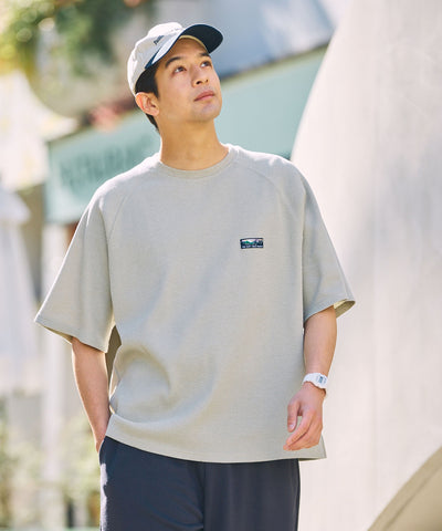 THE CRAFT CREW PRODUCTS / 機能抗菌 UV防護  重磅 華夫格 短袖T恤