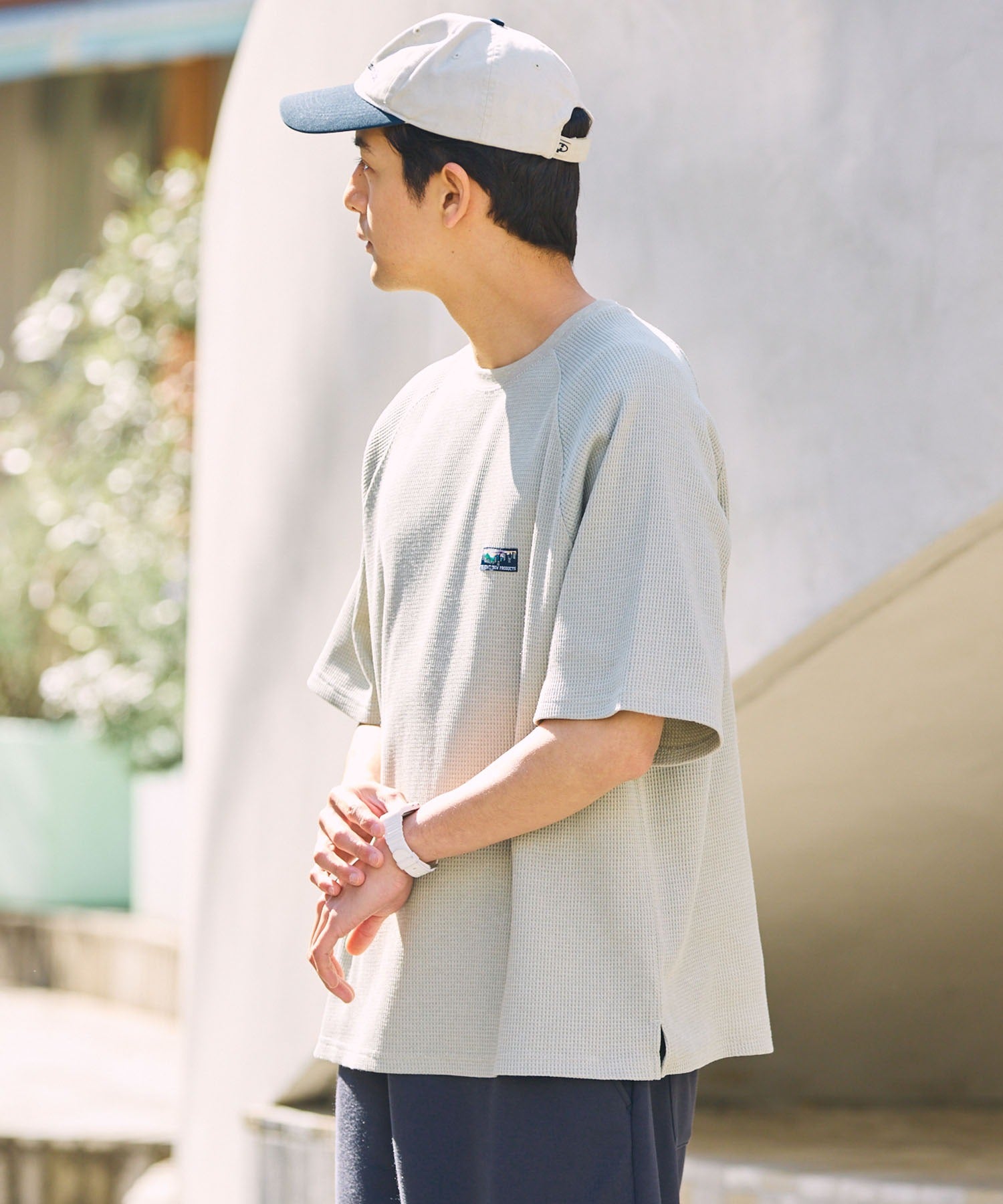THE CRAFT CREW PRODUCTS / 機能抗菌 UV防護  重磅 華夫格 短袖T恤