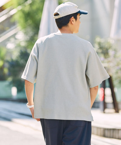 THE CRAFT CREW PRODUCTS / 機能抗菌 UV防護  重磅 華夫格 短袖T恤