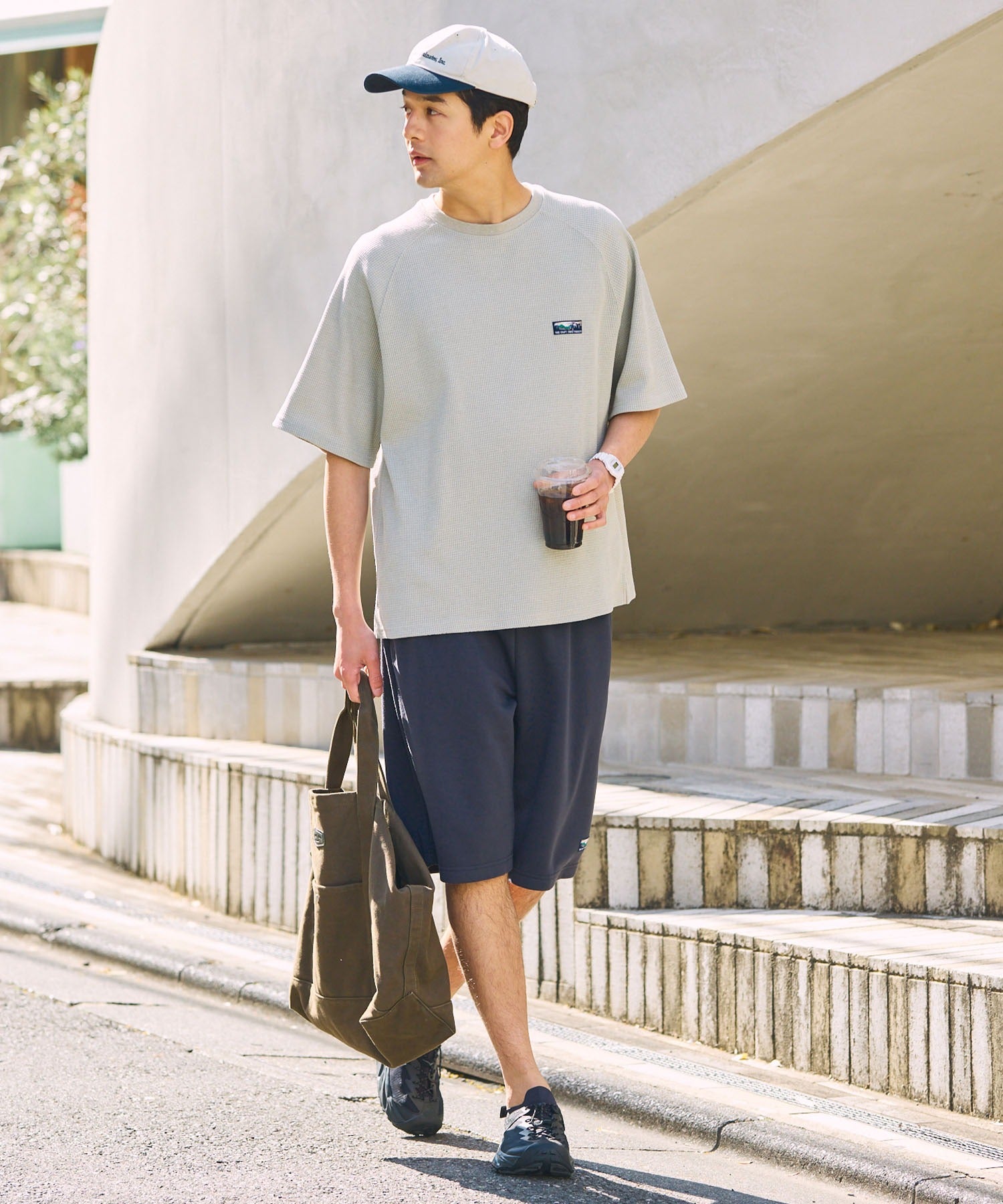 THE CRAFT CREW PRODUCTS / 機能抗菌 UV防護  重磅 華夫格 短袖T恤