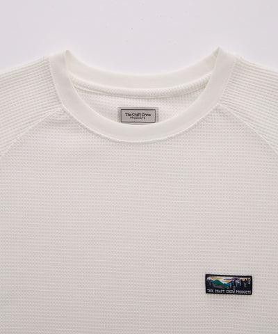 THE CRAFT CREW PRODUCTS / 機能抗菌 UV防護  重磅 華夫格 短袖T恤