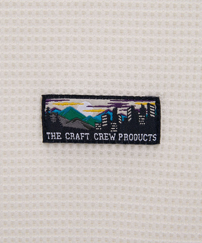 THE CRAFT CREW PRODUCTS / 機能抗菌 UV防護  重磅 華夫格 短袖T恤