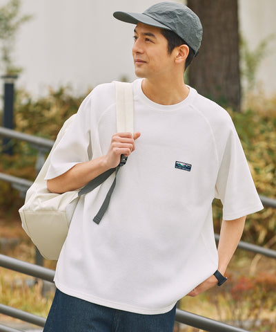 THE CRAFT CREW PRODUCTS / 機能抗菌 UV防護  重磅 華夫格 短袖T恤