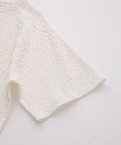 THE CRAFT CREW PRODUCTS / 機能抗菌 UV防護  重磅 華夫格 短袖T恤