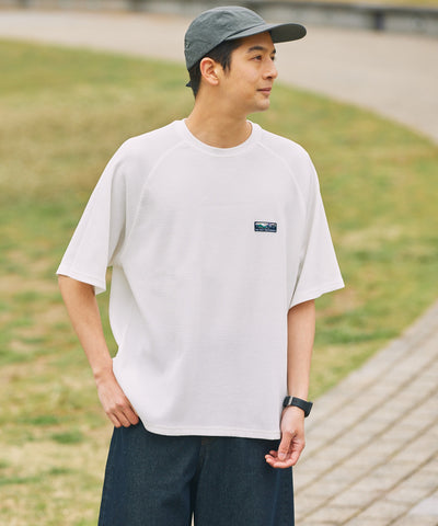 THE CRAFT CREW PRODUCTS / 機能抗菌 UV防護  重磅 華夫格 短袖T恤