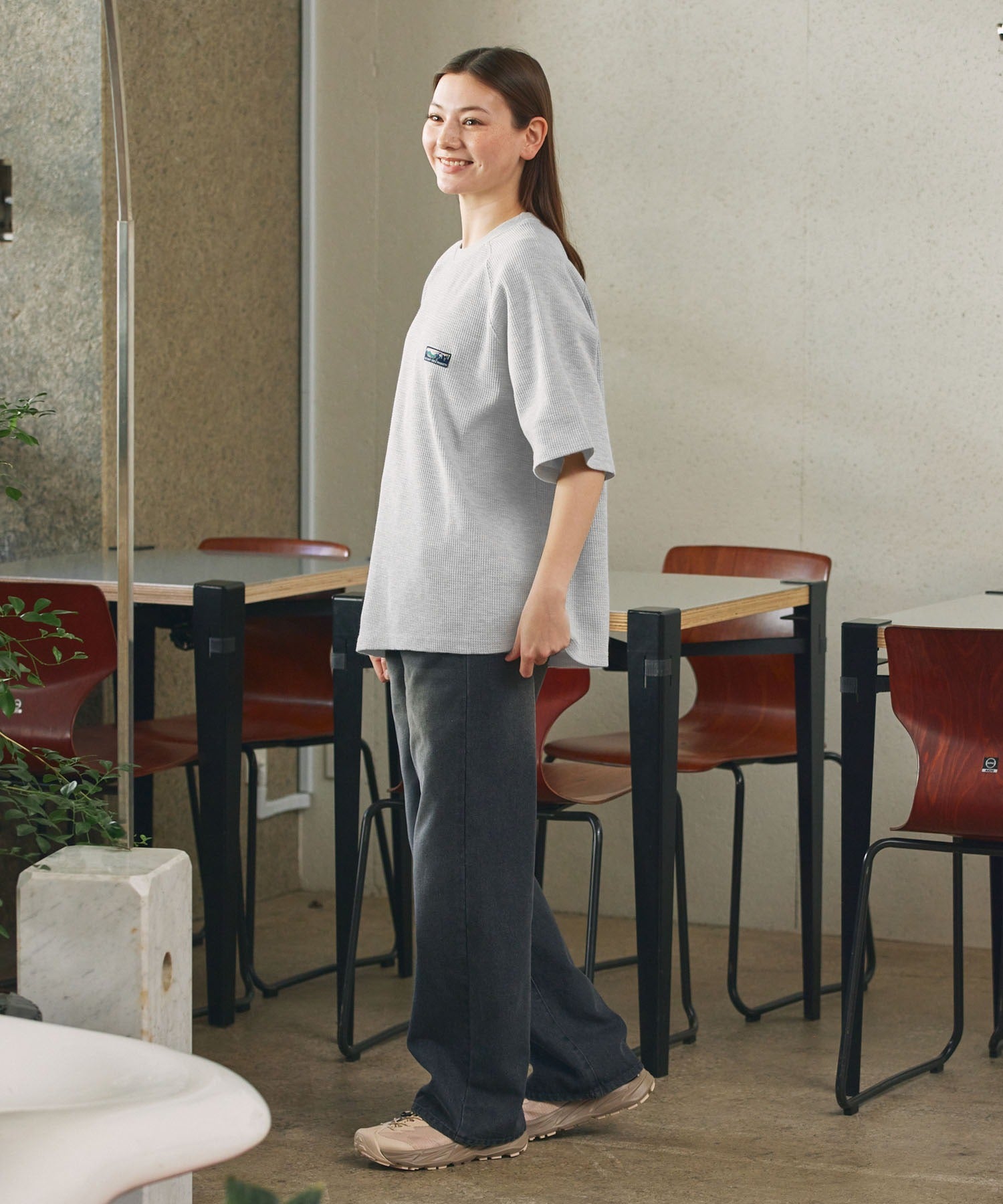 THE CRAFT CREW PRODUCTS / 機能抗菌 UV防護  重磅 華夫格 短袖T恤