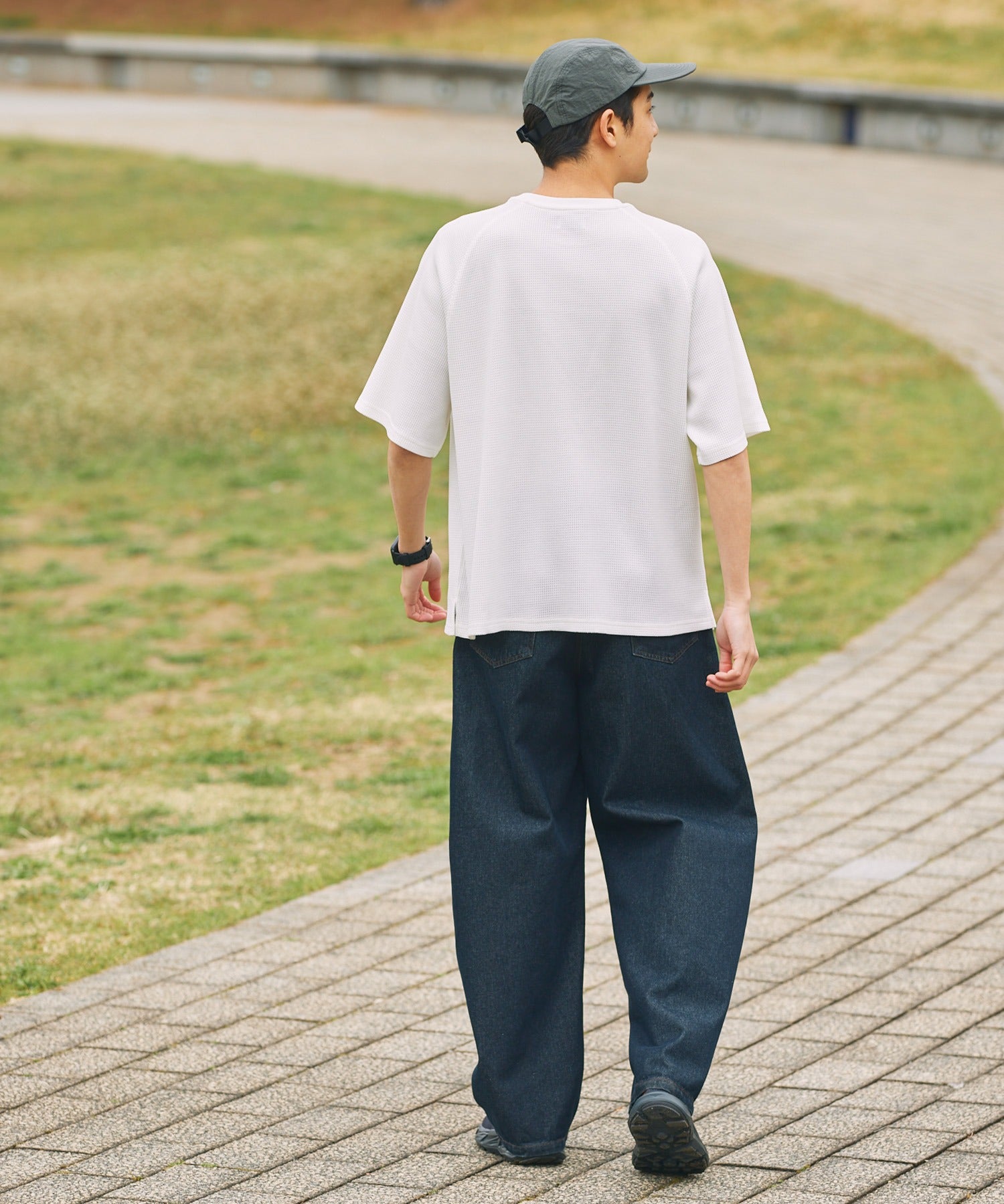 THE CRAFT CREW PRODUCTS / 機能抗菌 UV防護  重磅 華夫格 短袖T恤