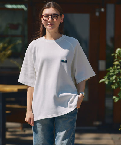 THE CRAFT CREW PRODUCTS / 機能抗菌 UV防護  重磅 華夫格 短袖T恤