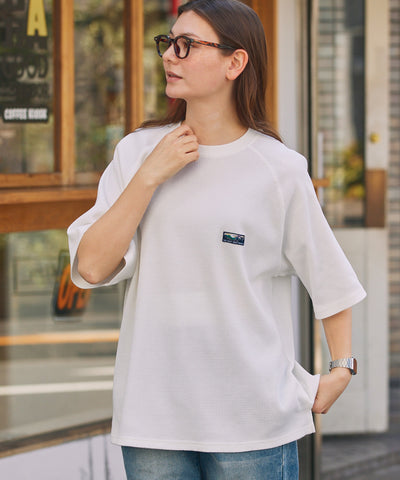 THE CRAFT CREW PRODUCTS / 機能抗菌 UV防護  重磅 華夫格 短袖T恤