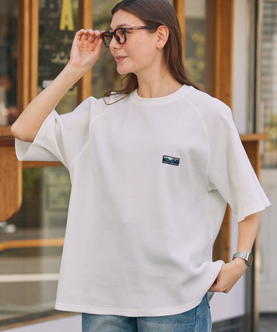 THE CRAFT CREW PRODUCTS / 機能抗菌 UV防護  重磅 華夫格 短袖T恤