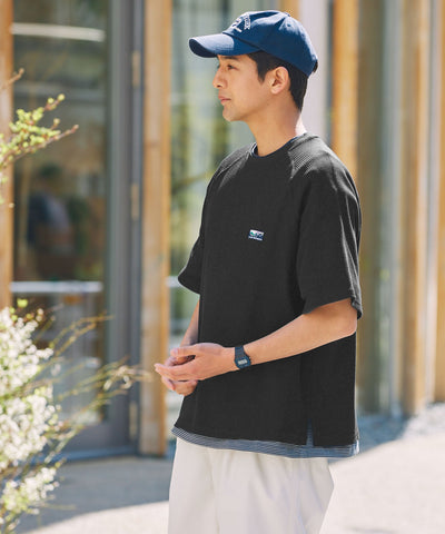 THE CRAFT CREW PRODUCTS / 機能抗菌 UV防護  重磅 華夫格 短袖T恤