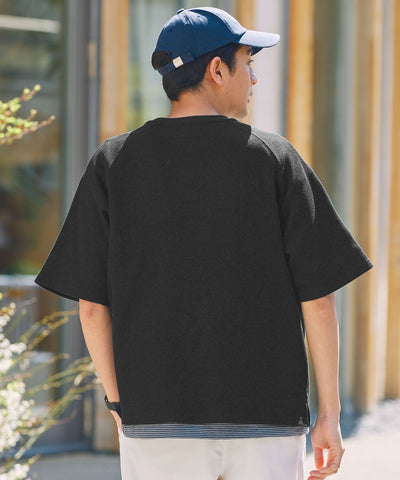 THE CRAFT CREW PRODUCTS / 機能抗菌 UV防護  重磅 華夫格 短袖T恤