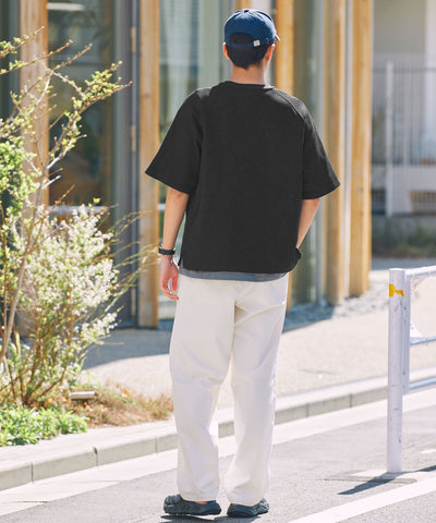 THE CRAFT CREW PRODUCTS / 機能抗菌 UV防護  重磅 華夫格 短袖T恤