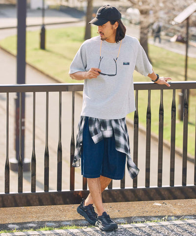 THE CRAFT CREW PRODUCTS / 機能抗菌 UV防護  重磅 華夫格 短袖T恤