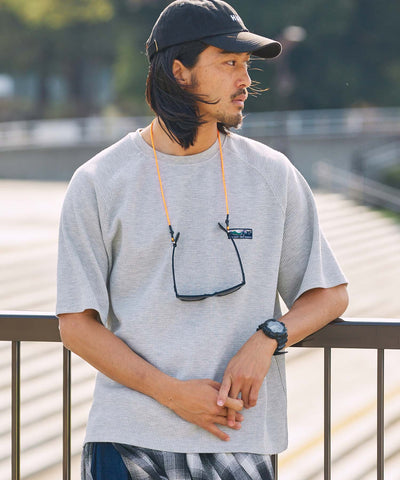 THE CRAFT CREW PRODUCTS / 機能抗菌 UV防護  重磅 華夫格 短袖T恤
