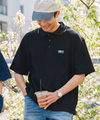 THE CRAFT CREW PRODUCTS / 機能抗菌 UV防護 重磅華夫格短袖Polo衫