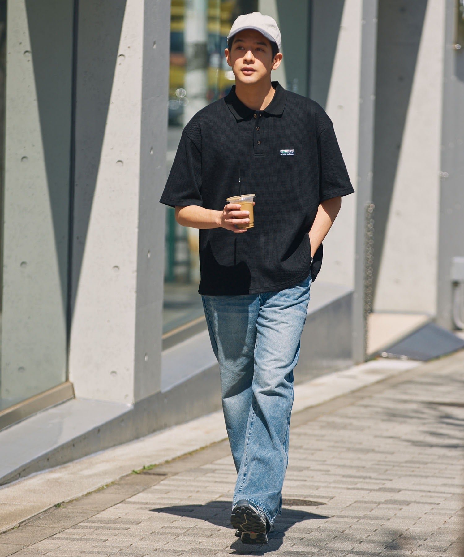 THE CRAFT CREW PRODUCTS / 機能抗菌 UV防護 重磅華夫格短袖Polo衫