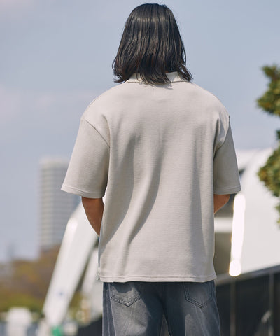 THE CRAFT CREW PRODUCTS / 機能抗菌 UV防護 重磅華夫格短袖Polo衫