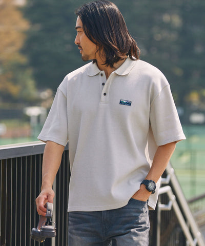 THE CRAFT CREW PRODUCTS / 機能抗菌 UV防護 重磅華夫格短袖Polo衫