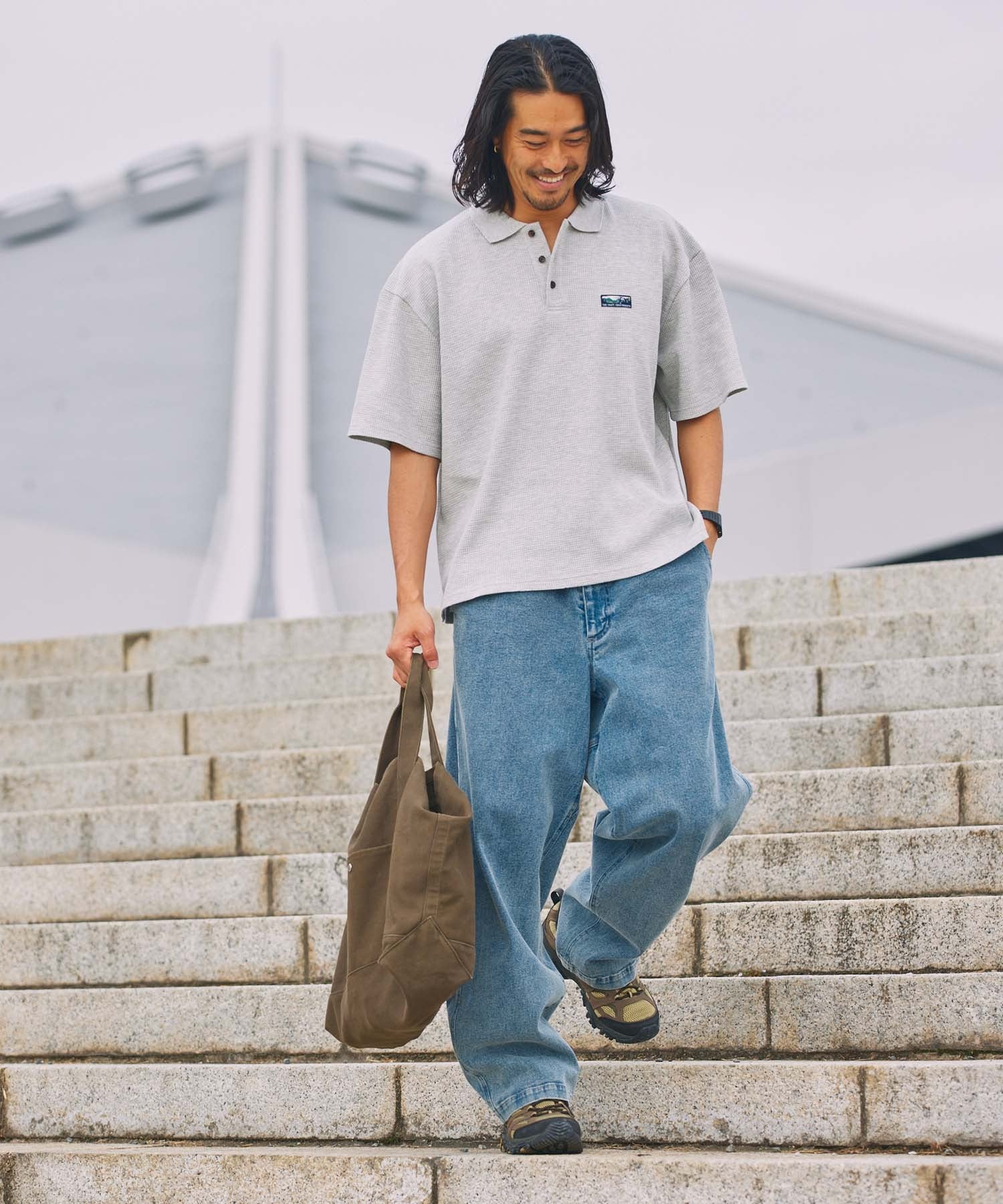 THE CRAFT CREW PRODUCTS / 機能抗菌 UV防護 重磅華夫格短袖Polo衫