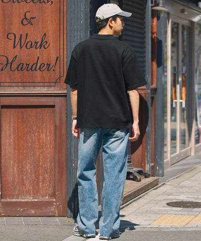 THE CRAFT CREW PRODUCTS / 機能抗菌 UV防護 重磅華夫格短袖Polo衫