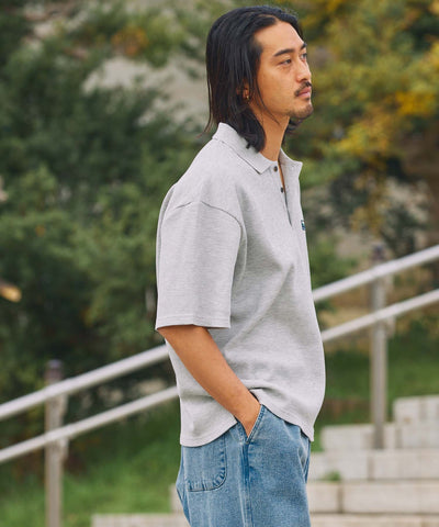 THE CRAFT CREW PRODUCTS / 機能抗菌 UV防護 重磅華夫格短袖Polo衫