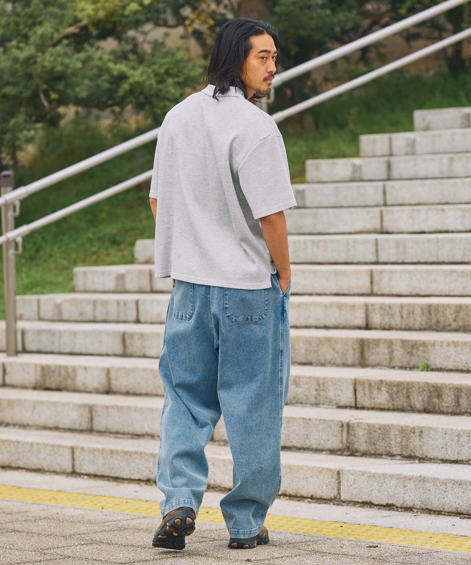THE CRAFT CREW PRODUCTS / 機能抗菌 UV防護 重磅華夫格短袖Polo衫