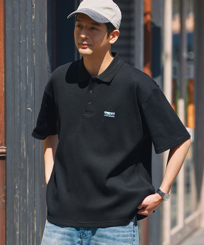 THE CRAFT CREW PRODUCTS / 機能抗菌 UV防護 重磅華夫格短袖Polo衫