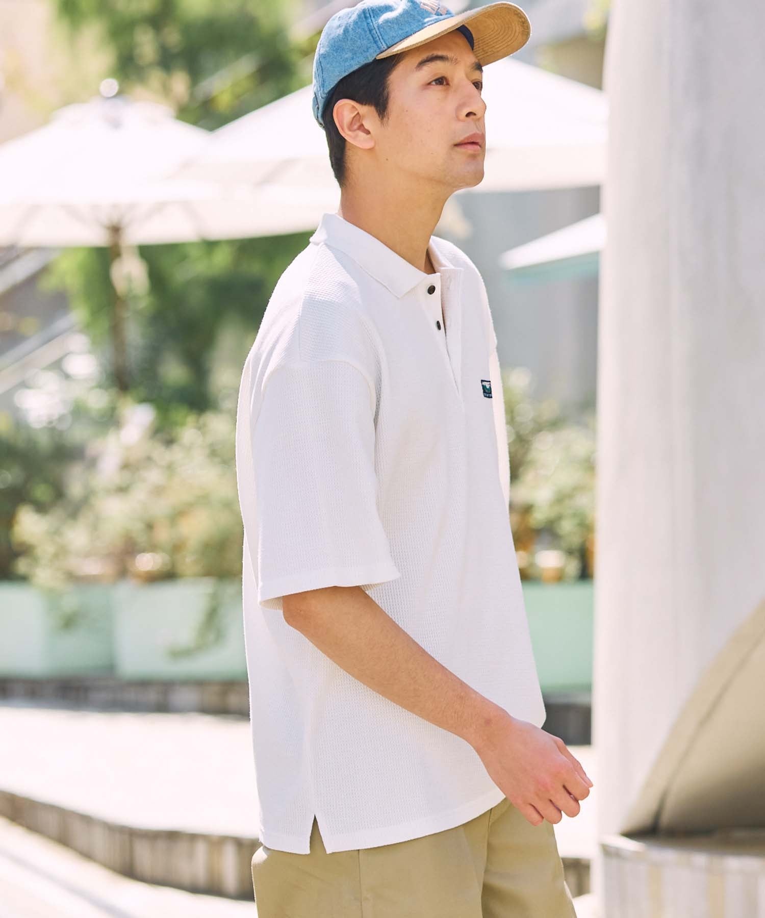 THE CRAFT CREW PRODUCTS / 機能抗菌 UV防護 重磅華夫格短袖Polo衫