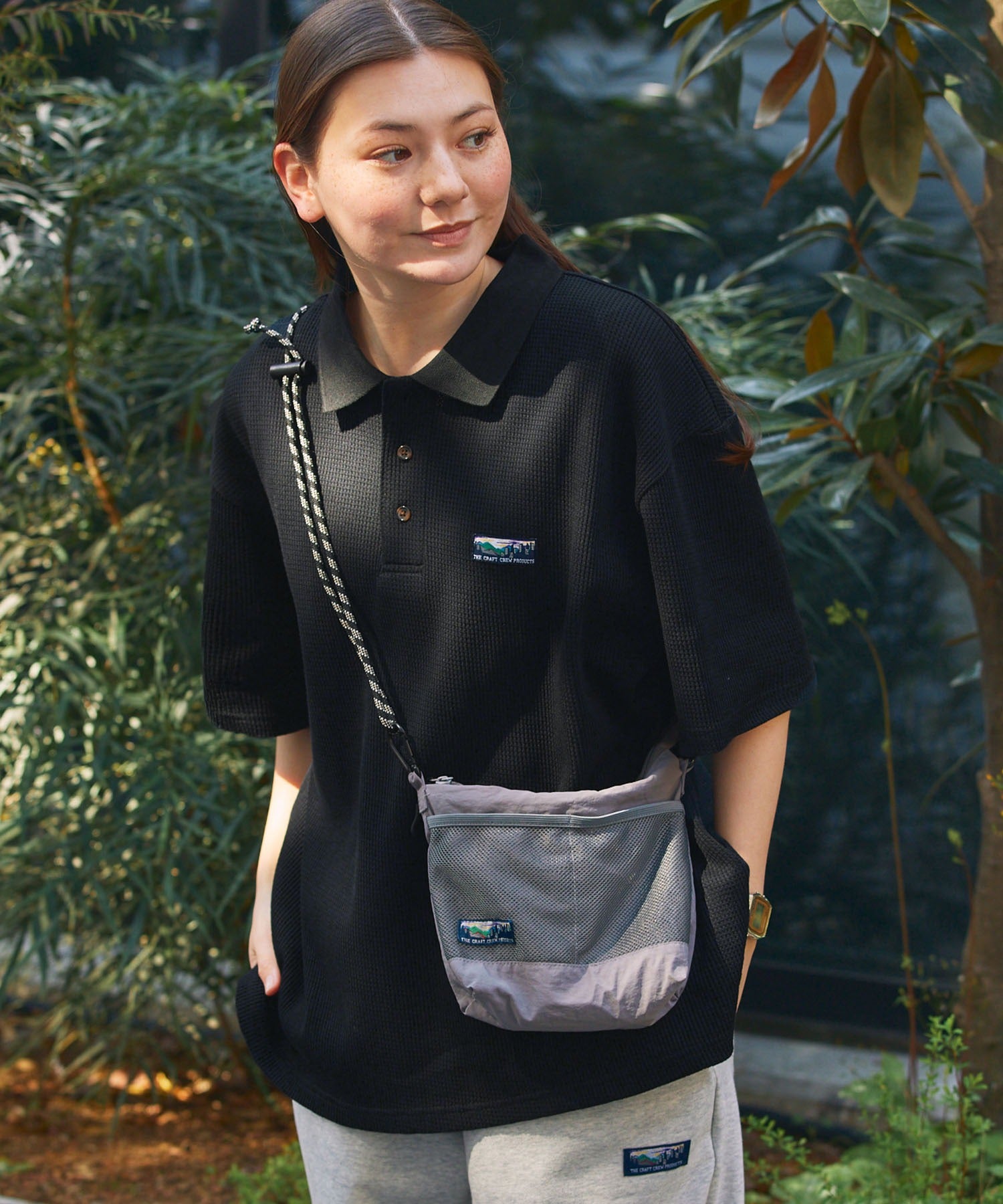 THE CRAFT CREW PRODUCTS / 機能抗菌 UV防護 重磅華夫格短袖Polo衫