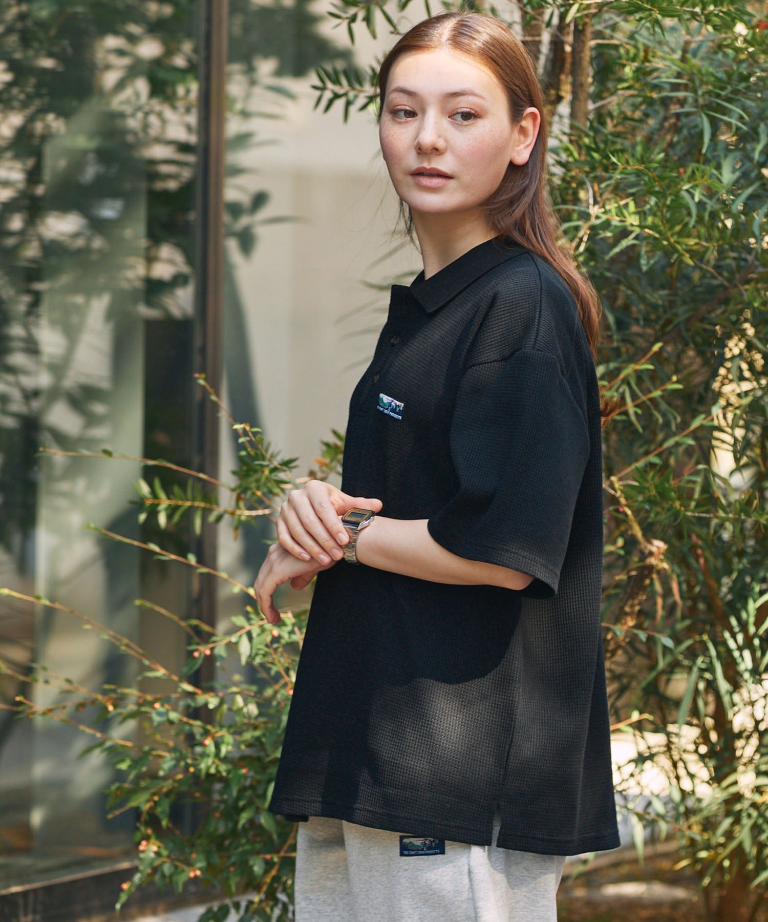 THE CRAFT CREW PRODUCTS / 機能抗菌 UV防護 重磅華夫格短袖Polo衫