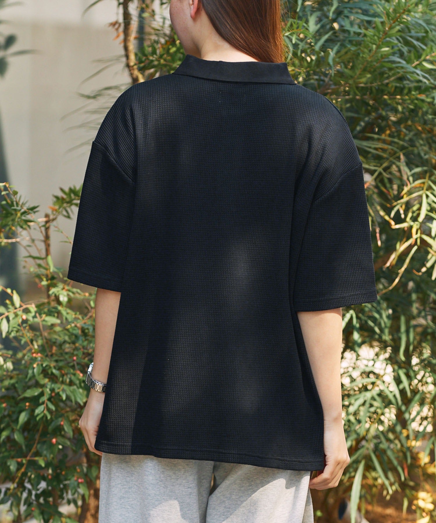 THE CRAFT CREW PRODUCTS / 機能抗菌 UV防護 重磅華夫格短袖Polo衫