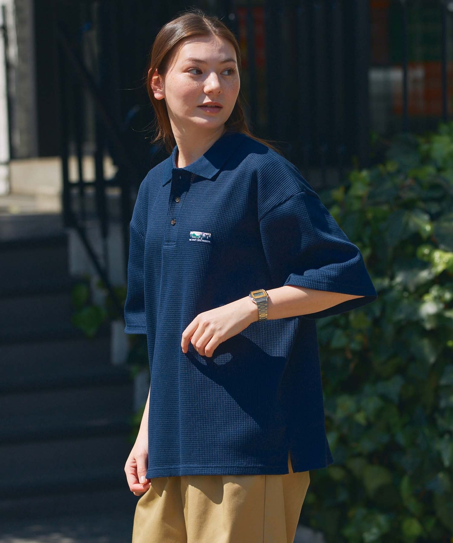 THE CRAFT CREW PRODUCTS / 機能抗菌 UV防護 重磅華夫格短袖Polo衫