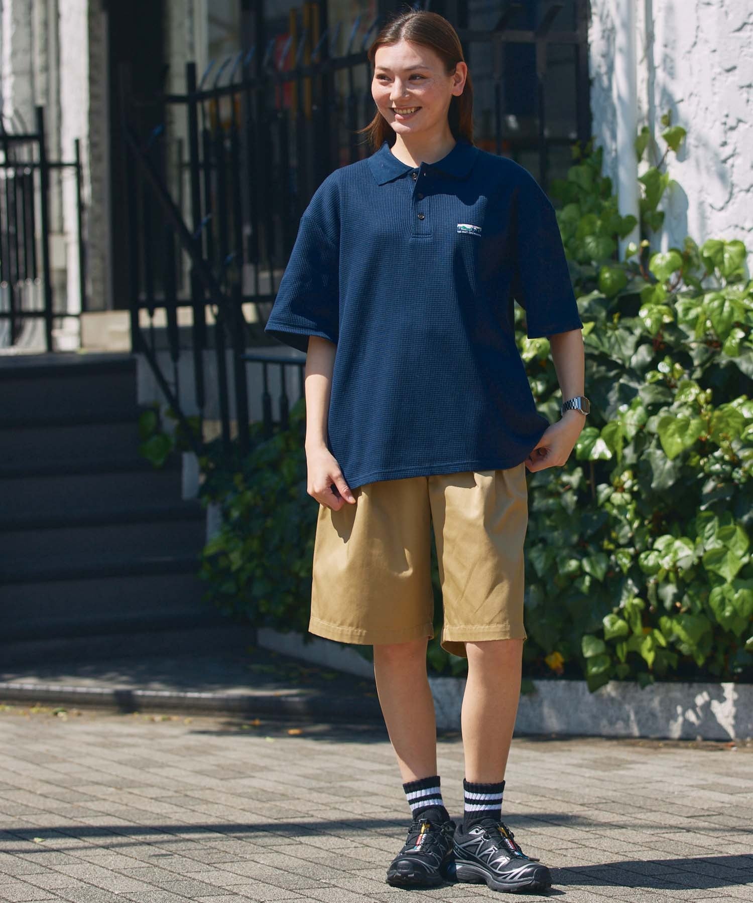 THE CRAFT CREW PRODUCTS / 機能抗菌 UV防護 重磅華夫格短袖Polo衫