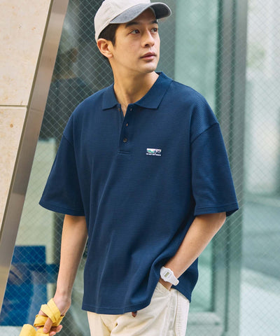 THE CRAFT CREW PRODUCTS / 機能抗菌 UV防護 重磅華夫格短袖Polo衫