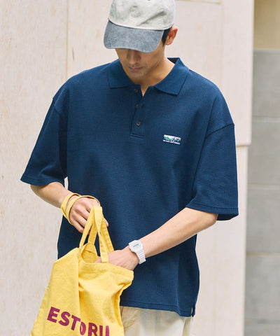THE CRAFT CREW PRODUCTS / 機能抗菌 UV防護 重磅華夫格短袖Polo衫