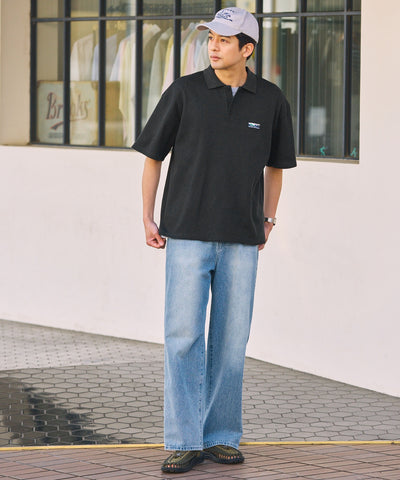 THE CRAFT CREW PRODUCTS / 機能抗菌 UV防護 重磅華夫格短袖Polo衫