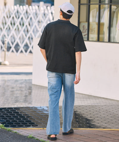 THE CRAFT CREW PRODUCTS / 機能抗菌 UV防護 重磅華夫格短袖Polo衫