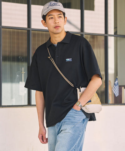 THE CRAFT CREW PRODUCTS / 機能抗菌 UV防護 重磅華夫格短袖Polo衫